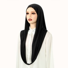 Muslim Women Hijab Turban Shawl Wrap Scarves Full Cover Headscarf Instant Stoles