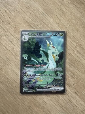 Pokemon Serperior ex 164/086 Black Bolt SV Holo NM Scarlet & Violet