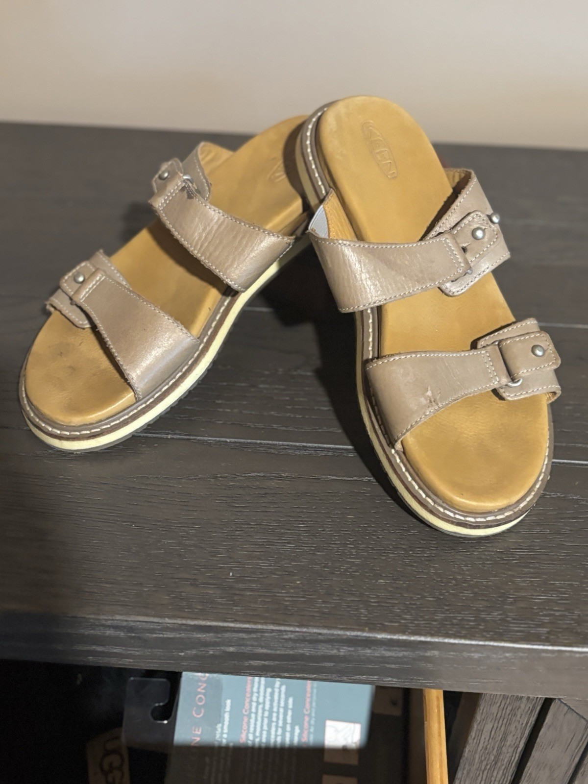 Scivolo Keen Lana doppio cinturino marrone taglia 7 5