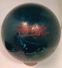 Columbia 300 Shadow C Bowling Ball Greeb Teal Swirl 11lb 8oz Drilled Used USA
