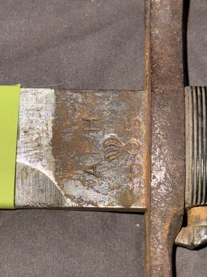 VERY RARE WW2 U.S M1 Garand Bayonet! W/ Scabbard Original Authentic - Image 2 of 4