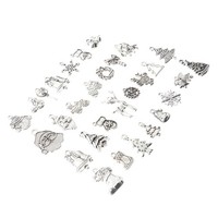 54 Pcs HäNgender AnhäNger Diy-Halsketten-Accessoires Diy-HalskettenzubehöR