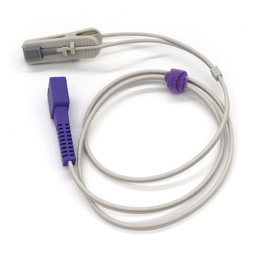 9pin OxiMax Veterinario/Adulto Ear Clip Spo2 Sensore Sonda Ossigeno Sangue,2PZ - Foto 8 di 15