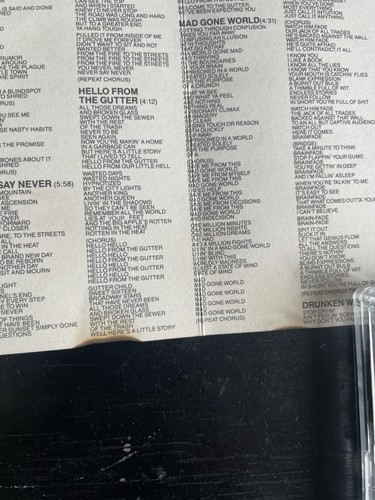 OVER KILL Under the Influence by Overkill (Cassette Tape) Oct-1990 Megaforce - Picture 4 of 4