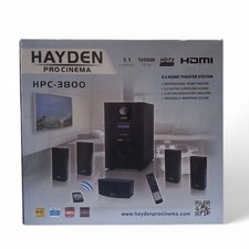 Limited Edition HAYDEN Pro Cinema HPC-3800 1000w Bluetooth 5.1 Theater System.