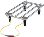 Heavy-Duty Dog Crate Dolly with Easy-Roll Wheels for Pet Equipment