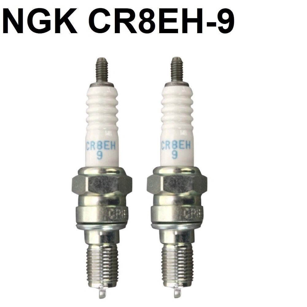 2 bougies NGK CR8EH-9 pour maxi-scooter Honda FJS 600 Silverwing