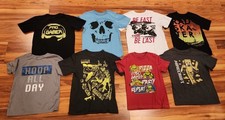 Boys Tshirt Bundle Size 5 and 5/6 Lot of 8 Used Good Condition Pre-Owned Kids