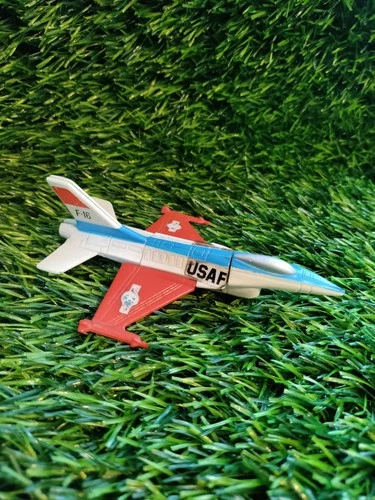 Authentic Vintage 1984 Remco Zybots Changeable Robots F-16 Fighter Plane