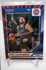 2024 Panini Donruss Cade Cunningham #174 International Holo Maroon Laser