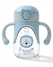 Baby Sippy Cup Weighted Straw Handles 8oz Tritan Trainer 612 Months Blue