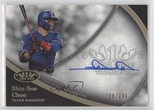 2020 Topps Tier One Talent 166/299 Shin-Soo Choo #T1TA-SSC Auto 0r5l