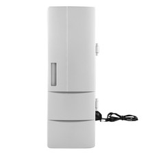 Portable USB Mini Fridge Freezer Refrigerator Cooler And Warmer For Home Office