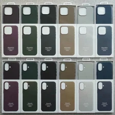 For iPhone 16 Pro Max 16 Plus 16 Magnetic Leather Case Magsafe Shockproof Cover