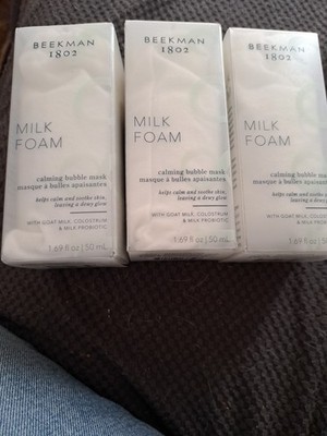 Beekman 1802 Milk Foam Calming Bubble Mask 1.69 fl oz  Set Of 3
