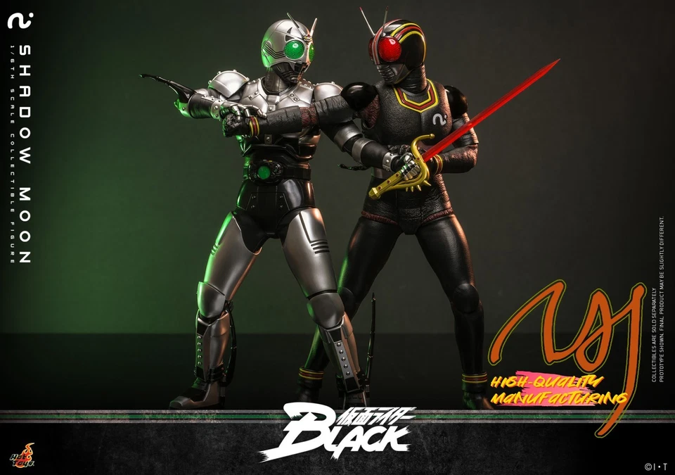 IN STOCK Hot Toys TMS159 Kamen Rider Black Shadow Moon 1/6 Action Figure NEW - Image 4 of 4