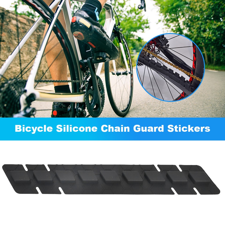 2-Pack Silicone Bike Chainstay Protectors MTB/Road Bike Frame