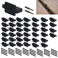CNQLIS 300PCS Hidden Deck Fasteners Fasteners T Clips, Universal Nylon Clips ...