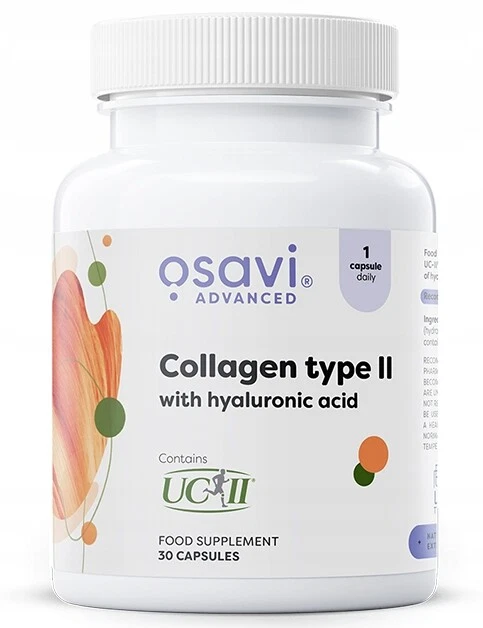OSAVI, POLAND Osavi Type II Collagen with Hyaluronic Acid - 30 Capsules