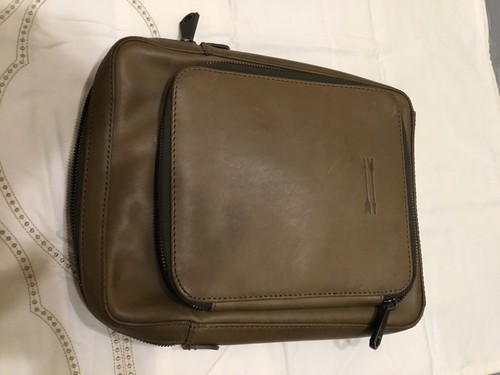 Uri Ben Minkoff Saffiano Leather Messenger Man Bag - Picture 10 of 12