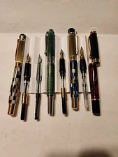4 Refillable Fountain Pens Fancy Pen Fine Nib Fountain Pens