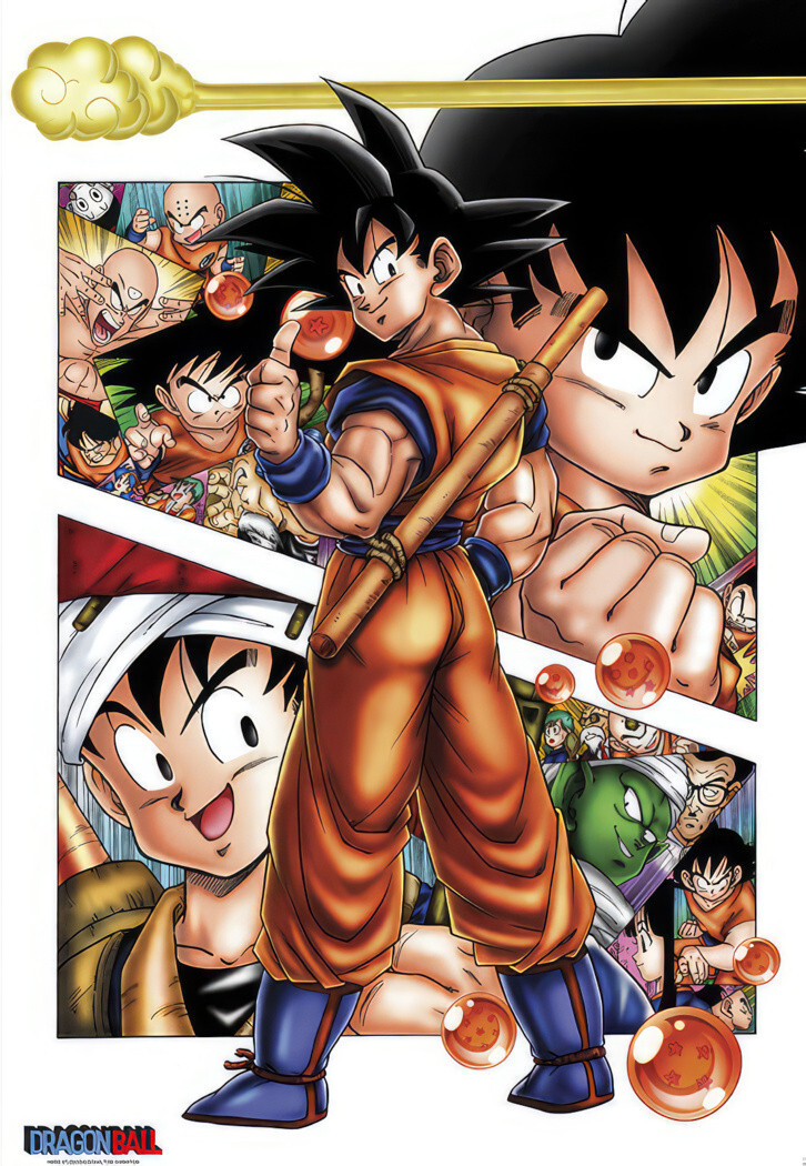 Dragon Ball - Anime TV Show Poster (Dragonball - Son-Goku Story