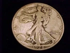 1928-S  Walking Liberty Half Dollar, Fine Grade.