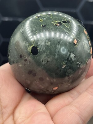 Natural Plum Blossom Jasper/Jade Spheres Free ship | eBay