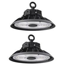 2 PACK UL 150W LED High Bay Warehouse Light Dimmable Grade Shop Light Fixtures