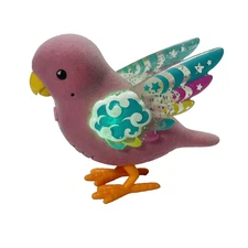Little Live Pets Pink Bird Electronic Interactive Toy Chirps Clouds Stars