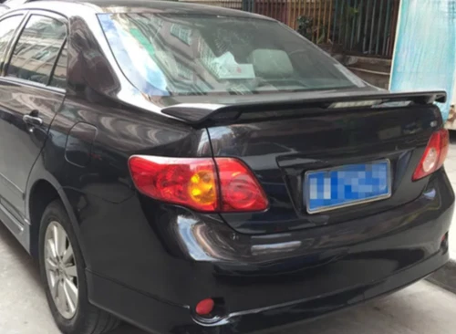 Alerón de maletero negro para Toyota Corolla 2009-2013 con luz de freno LED sedán - Imagen 5 de 7