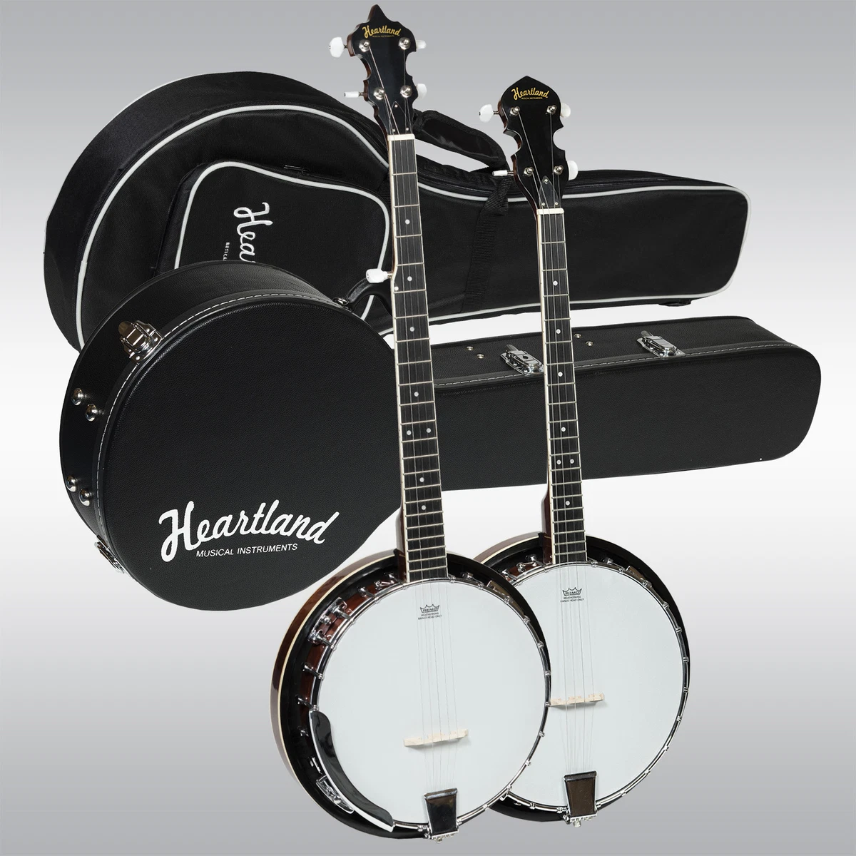 New Heartland Banjo 5 String Banjo and 4 String Tenor Banjo