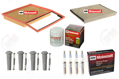 MOTORCRAFT Tune Up Kit w/ SMP Coil Boots for 2013-2018 Ford C-MAX Fusion