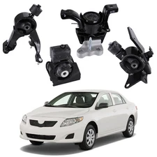 Set of 4PCS Engine Motor & Auto Transmission Mount For 09-13 Toyota Corolla 1.8L