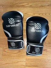 Boxing Gloves Sanabul Essential Gel Boxing Kickboxing Punching Bag Gloves 14 oz