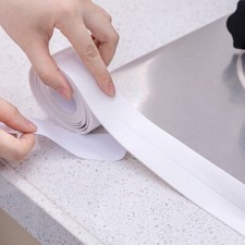 UK Kitchen Waterproof Mildew Tape Wall Corner Seam Sticker Moisture Protect Bar