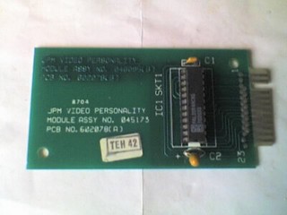 JPM VIDEO PERSONALITY MODULE ASSY No. 045173 E Working when removed USED