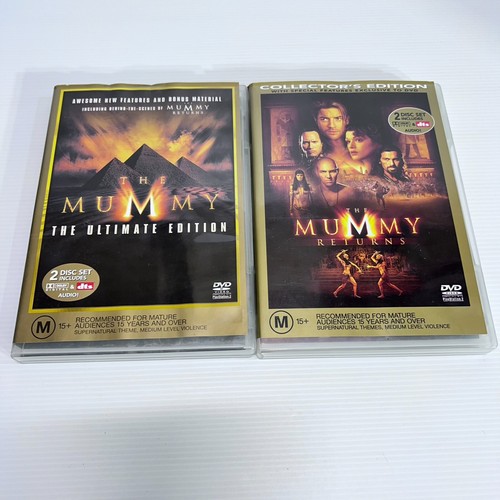 The Mummy / The Mummy Returns DVD 1 & 2 Ultimate Collector Edition ...