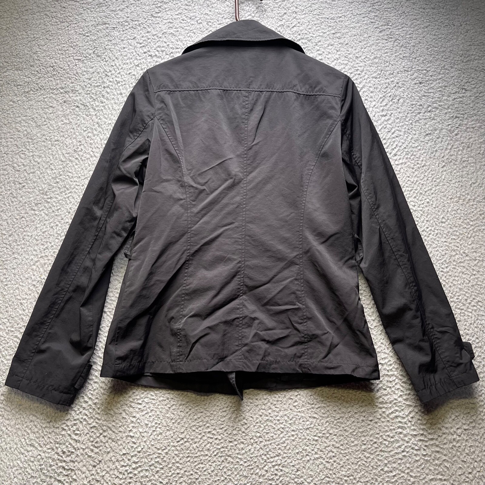 Pimkie Jacket Coat Womens Size 12 Black Button Front Long Sleeve image 2
