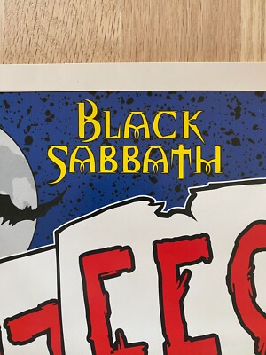 Ozzfest 1999 Concert Poster Black Sabbath Slipknot Rob Zombie