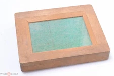 ✅ PHOTO WOOD CONTACT PRINTER PRINTING FRAME ANTIQUE SIZE 134X163MM NICE W/ GLASS