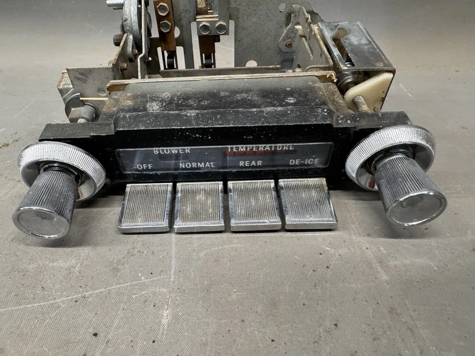 1964-1966 Pontiac Grand Prix NON A/C Heater Controls Dash Vent Fan Bonneville OE - Image 2 of 4