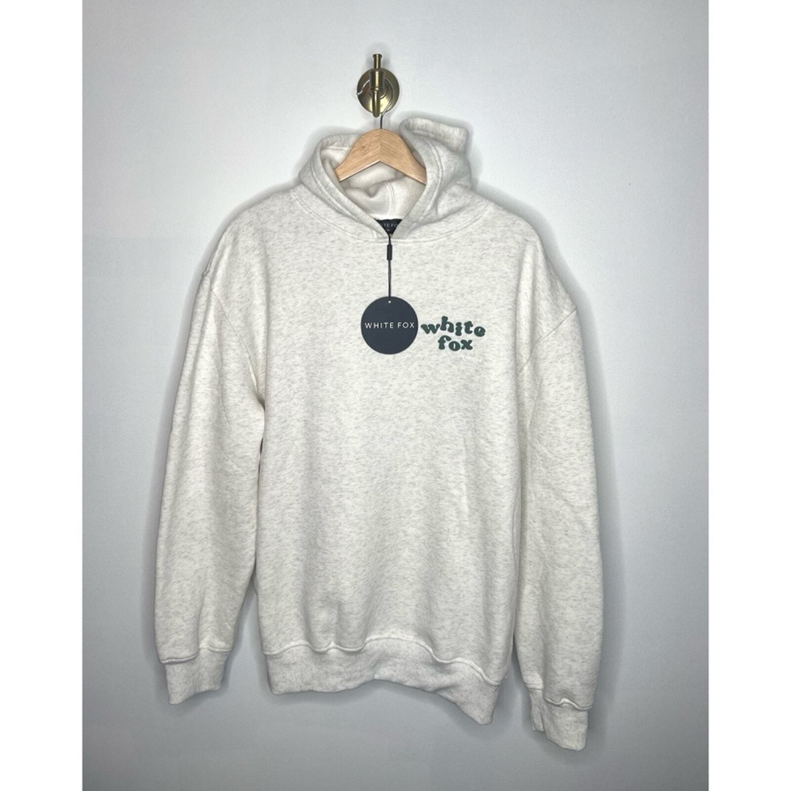 NWT White Fox 4th Edition Smoke Oversized Hoodie S/M