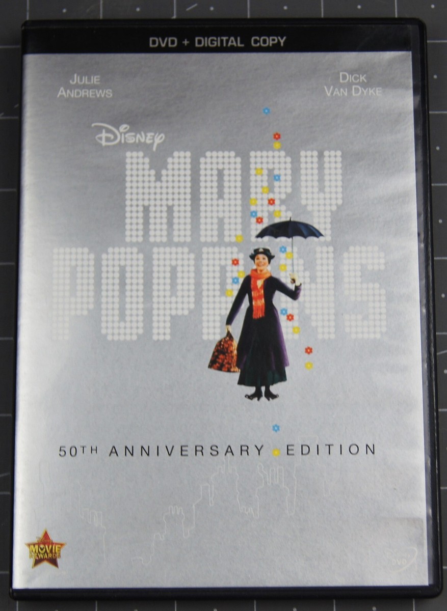Mary Poppins (50th Anniversary) (DVD, 1964) Classis Disney Live