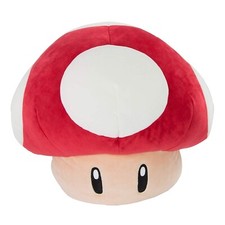 TOMY - MARIO KART Mega Peluche - Fungo Rosso e Bianco -  - T12955