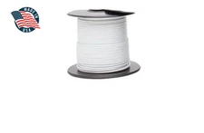 15ft Mil-Spec high temperature wire cable 20 Gauge WHITE Tefzel M22759/16-20-9