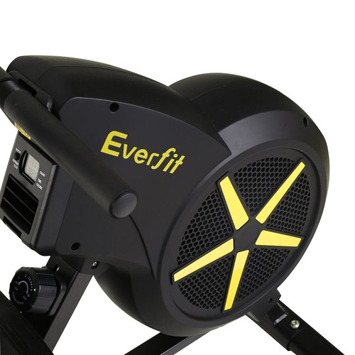 Everfit Rowing Machine Rower Air Resistance Fitness Exercise Home Gym Cardio - Picture 3 of 8