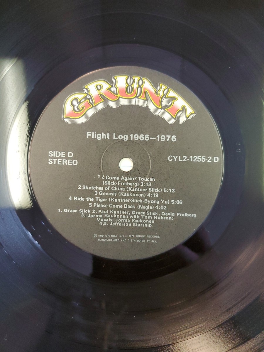 JEFFERSON AIRPLANE FLIGHT LOG 1966-1976 VINYL 2LP | eBay