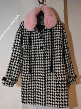 Black And White Coat. Brand : Hellbunny, L ,milo Coat,women