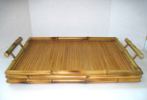Vintage Bamboo Breakfast Tray - Picture 8 of 14